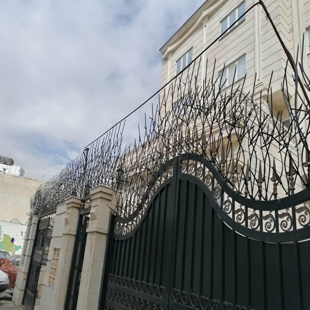 حفاظ شاخ گوزنی طرح اف نمای ورودی