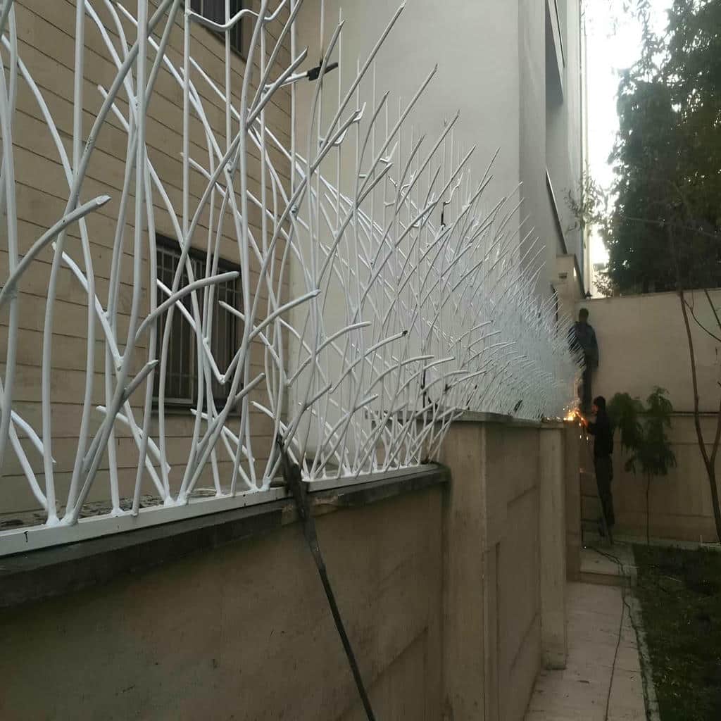 حفاظ شاخ گوزنی طرح f نمای ساختمانی