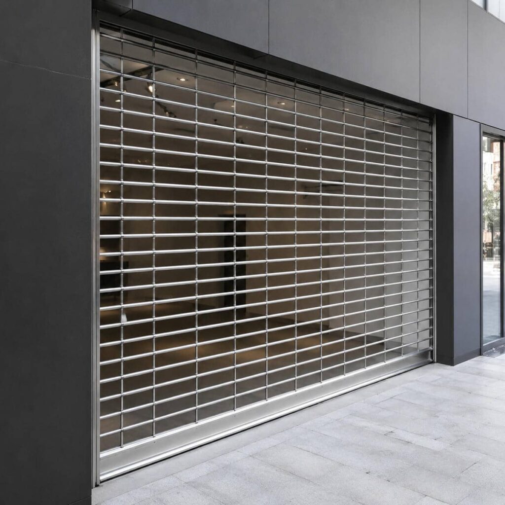 کرکره رول گیتر نمای کلاسیک فلزی
