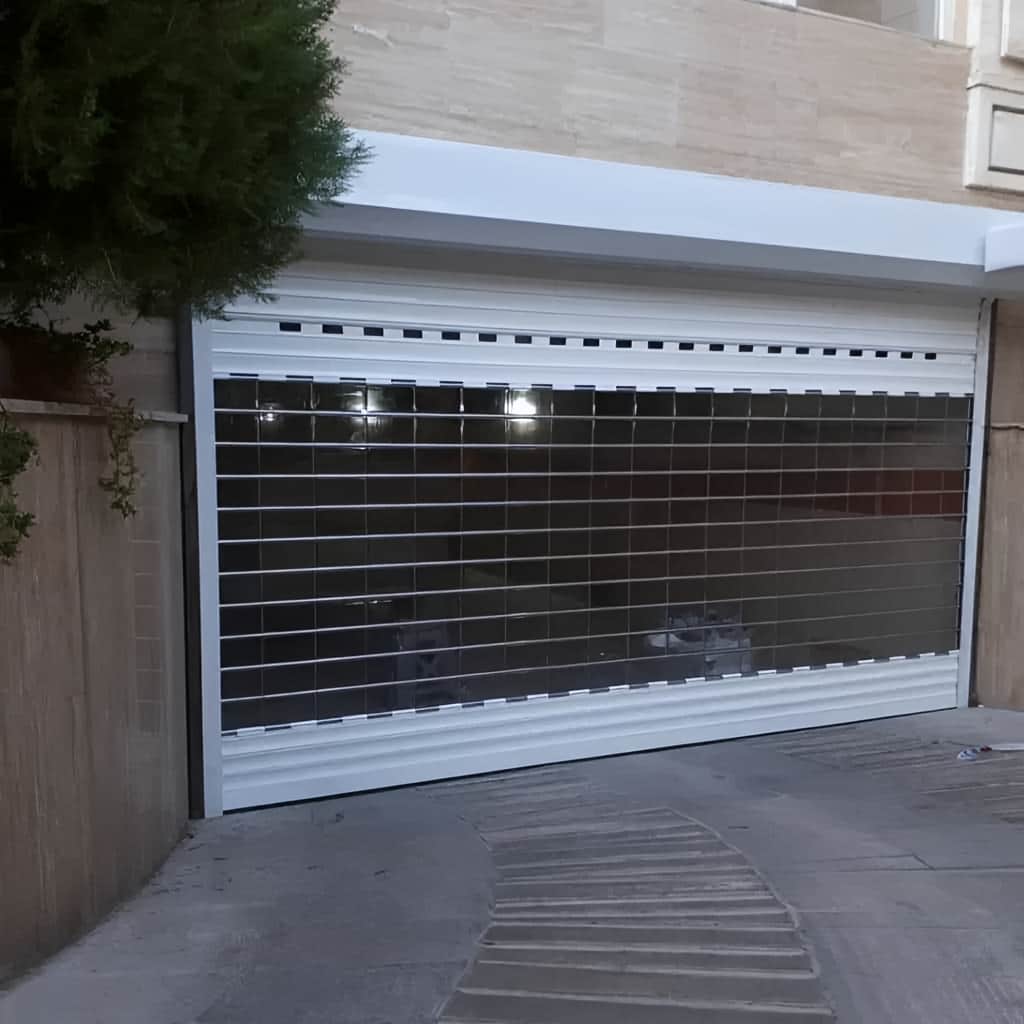 کرکره پارکینگ با موتور مناسب تردد خودرو