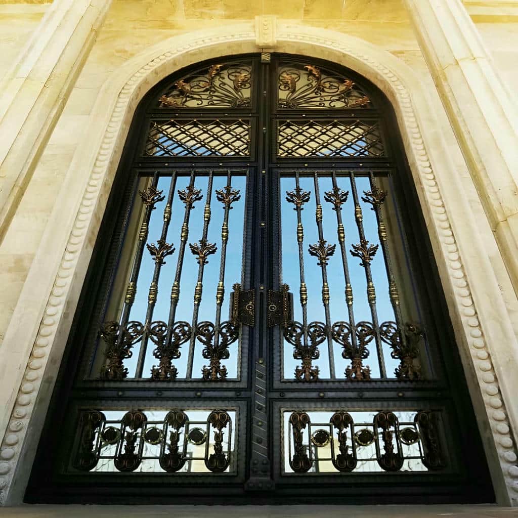 درب فرفورژه آهنی با پوشش سطحی