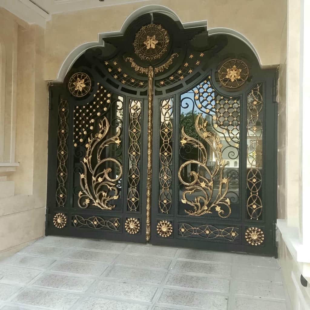 درب آهنی فلزی حیاط