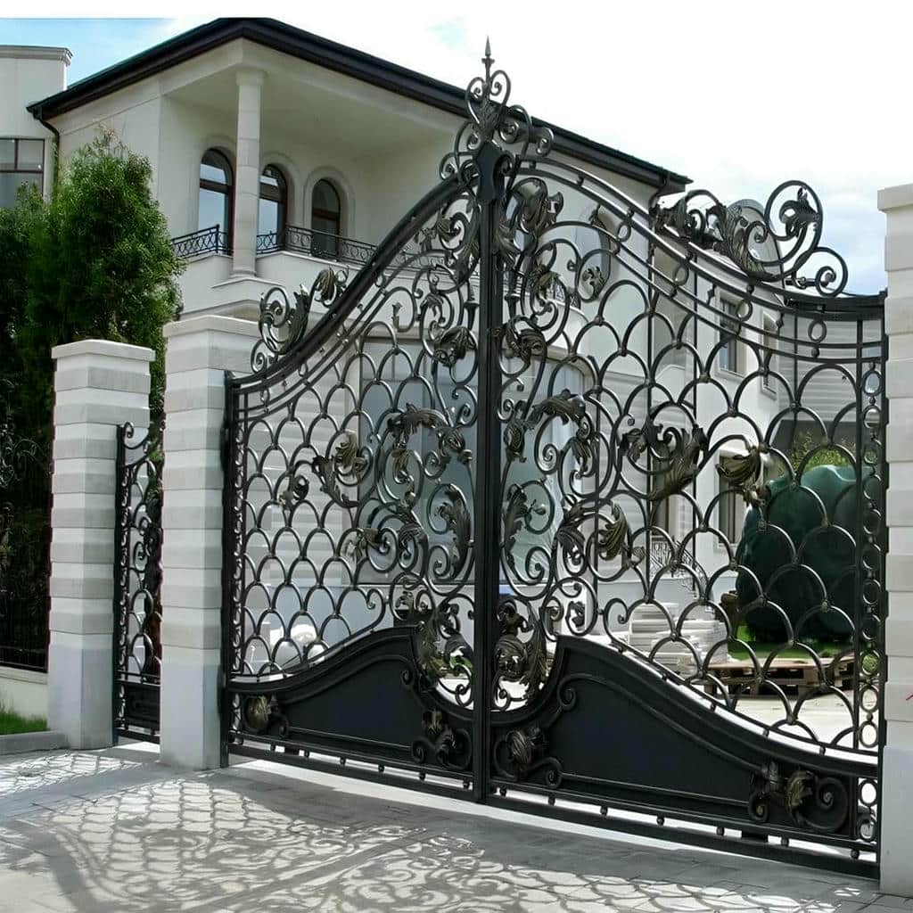 درب آهنی با پوشش رنگی بادوام