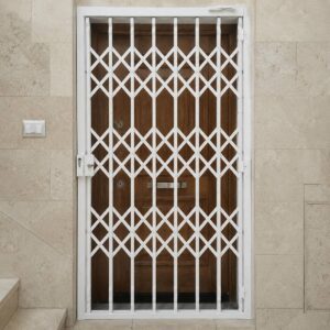 گارد درب آپارتمان فلزی برای دهانه بزرگ