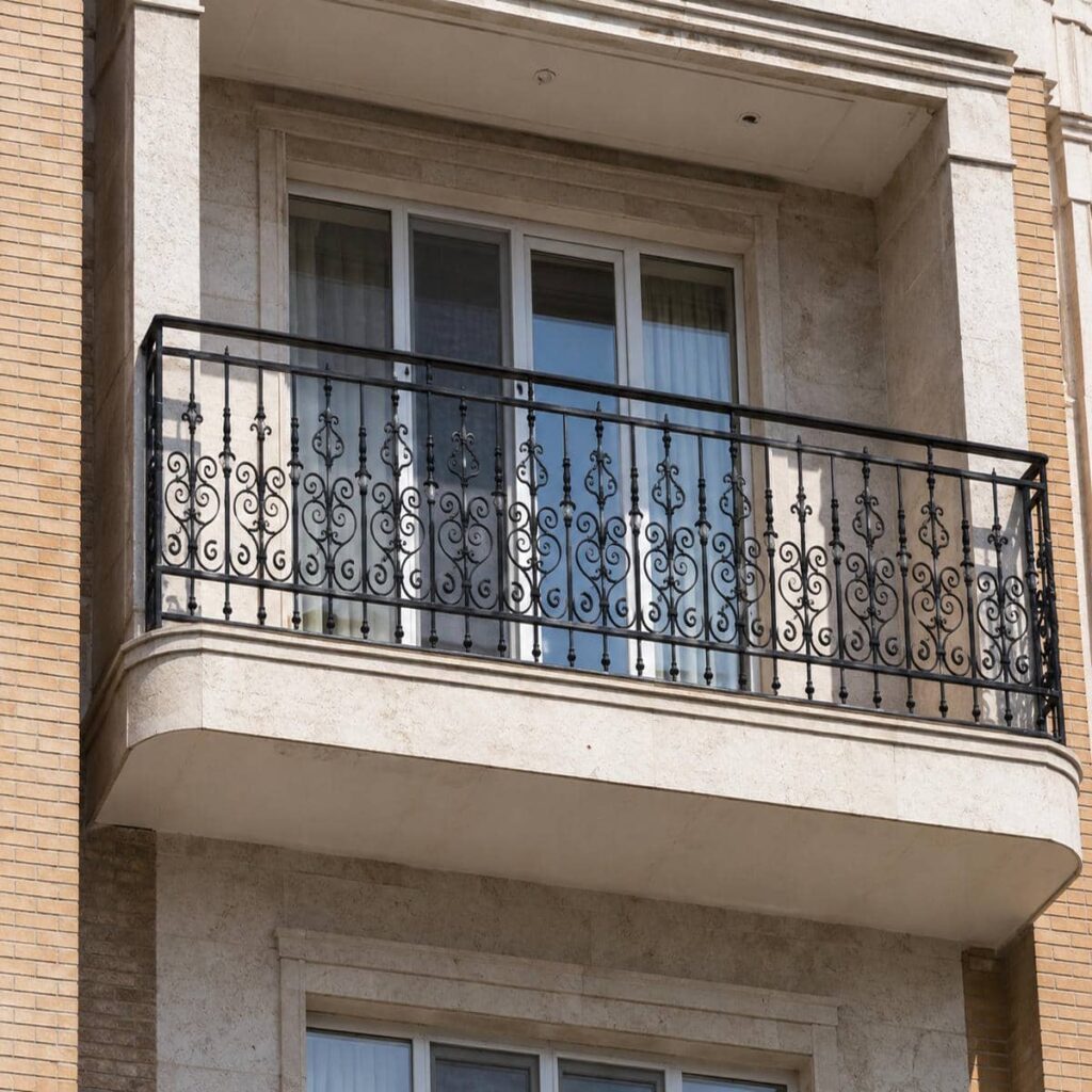نرده دوبلکس سفارشی مدرن