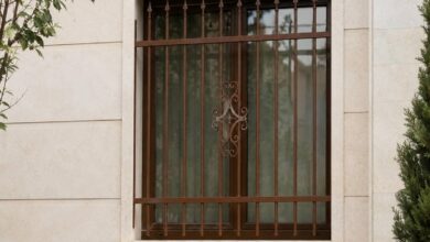 حفاظ پنجره با جوشکاری تمیز