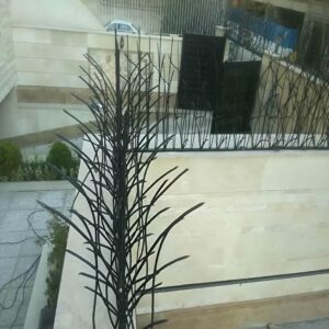 نرده دیوار حیاط سفارشی فلزی