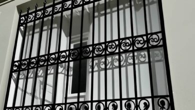 نرده پنجره آهنی مقاوم در برابر باد