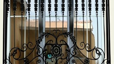 حفاظ پنجره دوجداره با ساختار فلزی