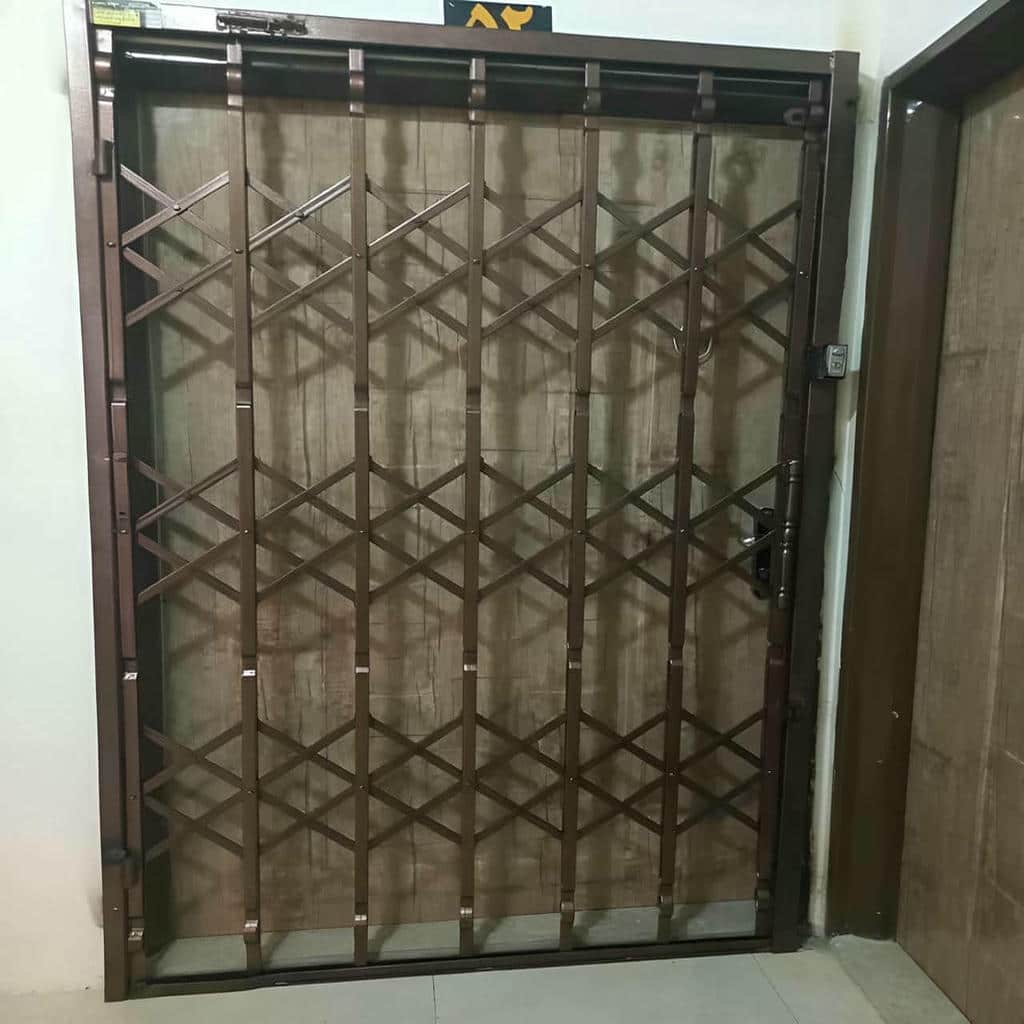 جزئیات اتصالات گارد جمع شونده فلزی