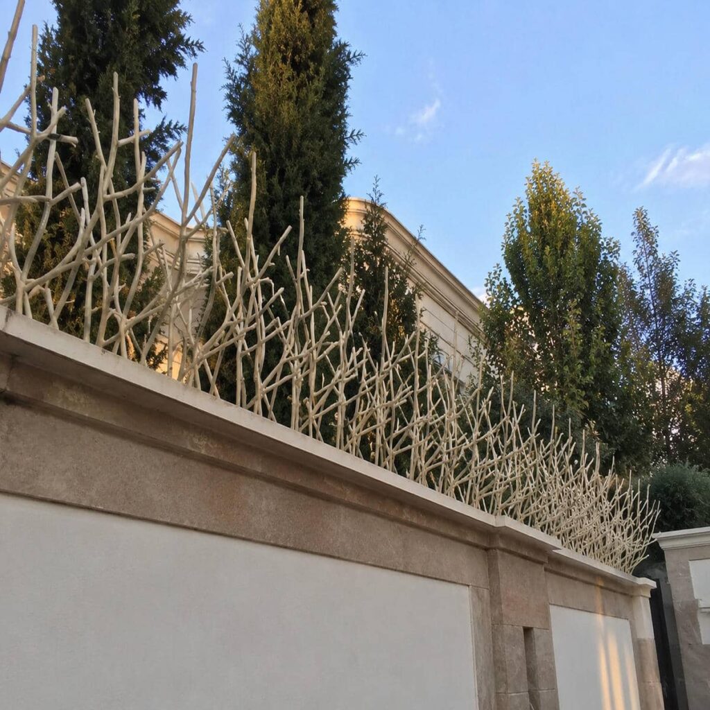 حفاظ دیوار شاخ گوزنی در کرمانشاه