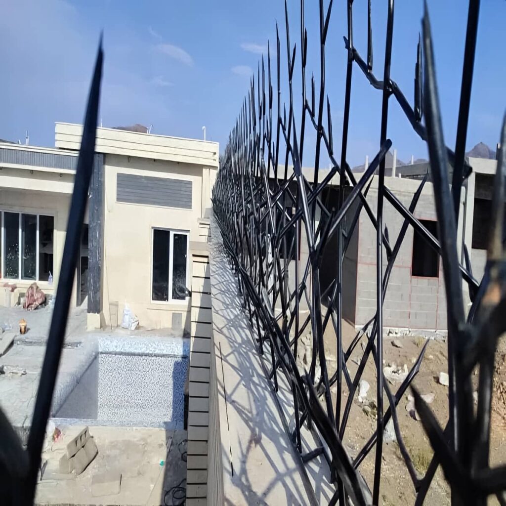 حفاظ دیوار متراکم ورودی ساختمان استان بوشهر