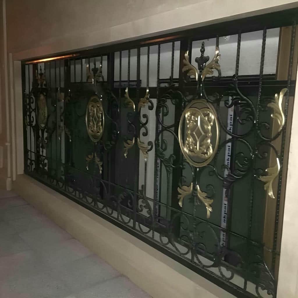 حفاظ پنجره آهنی اندازه گیری شده برای پروژه