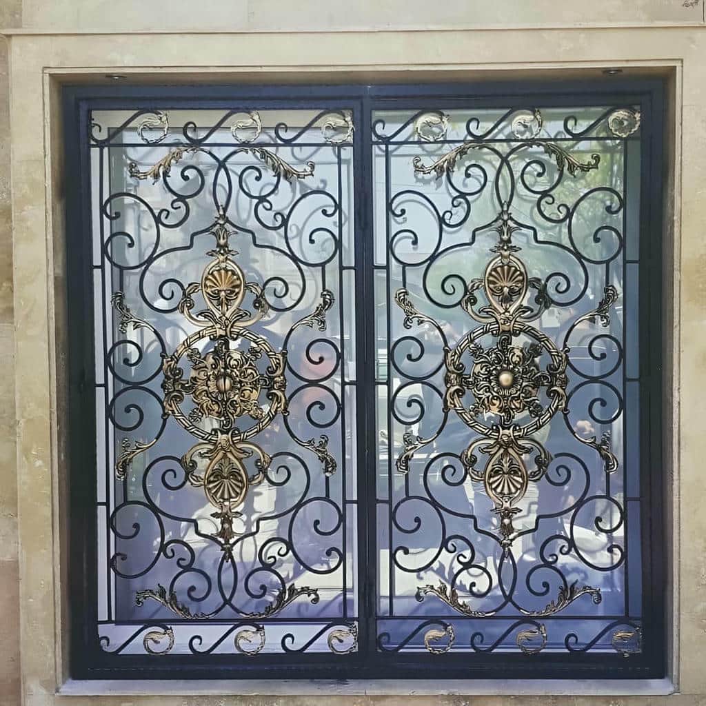 حفاظ پنجره مشکی مینیمال استان چهارمحال و بختیاری