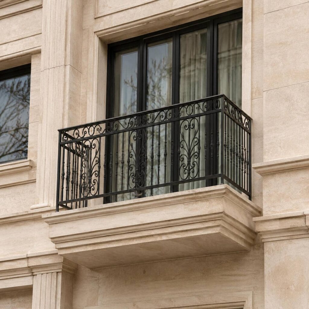 نرده بالکن اراک با ابعاد اختصاصی پروژه