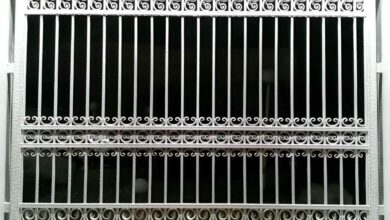 حفاظ پنجره سفارشی مشکی در استان کرمان