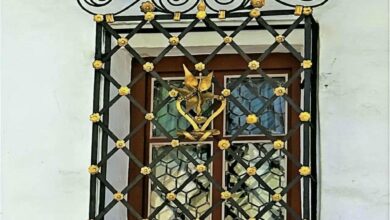 حفاظ پنجره سفارشی مشکی در یزد