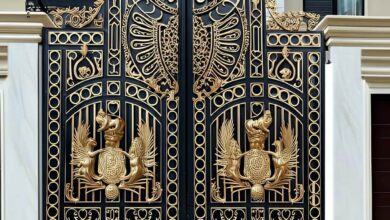 درب حیاط سفارشی با ابعاد دقیق استان یزد