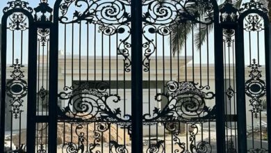 درب حیاط سفارشی با ابعاد دقیق در استان بوشهر