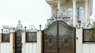 درب حیاط سفارشی با ابعاد دقیق در یزد