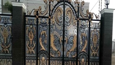 درب حیاط سفارشی در استان زنجان با ابعاد دقیق